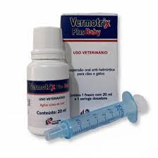 Vermotrix Plus (Vermífugo de amplo espectro em suspensão oral indicado para tratamento de verminoses em cães e gato)