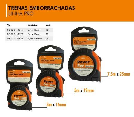 TRENA EMBORRACHADA PRO - 7,5M X 25MM SIM