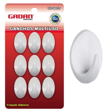 KIT 9 GANCHOS MULTIUSO