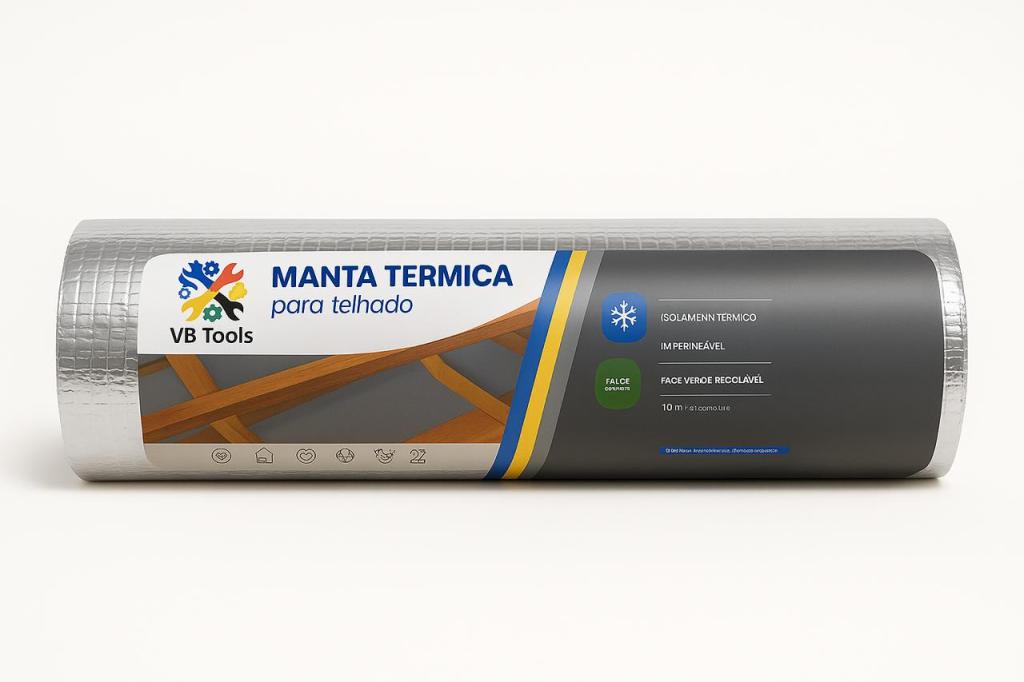 MANTA TERMICA PARA TELHADO 2 FACES 10M2 VBTOOLS