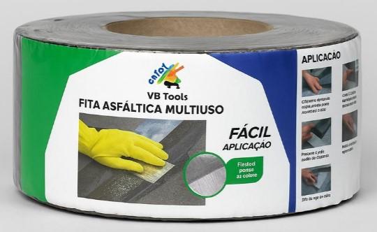 FITA ASFALTICA MULTI USO ALUMINIZADA 05CMX10M VBTOOLS VBTOOLS