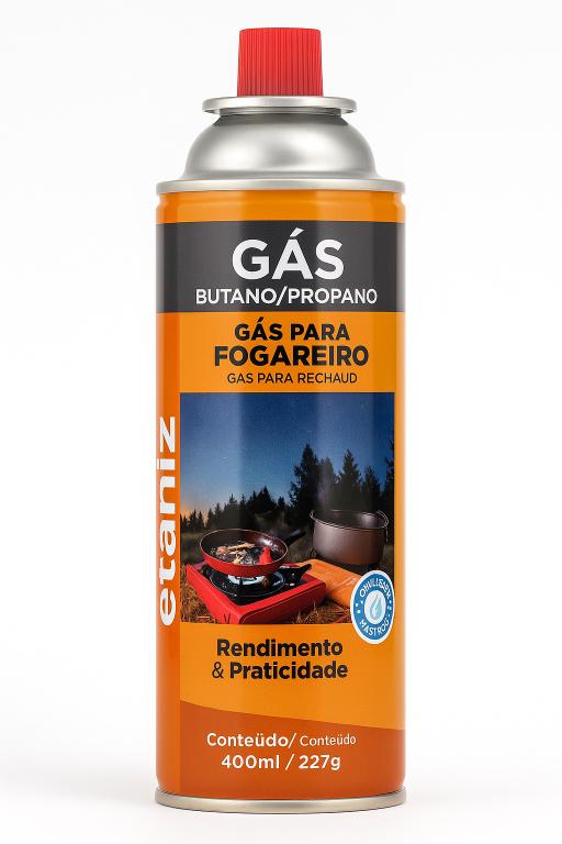 GAS REFIL MAÇARICO E FOGAREIRO 400 ML ETANIZ