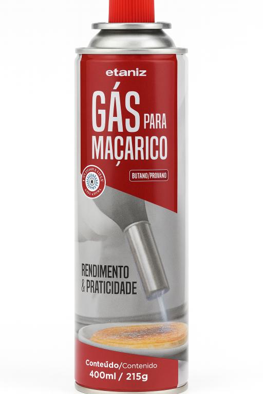 GAS REFIL MAÇARICO 400 ML ETANIZ