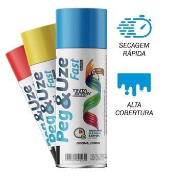 TINTA SPRAY PEG&UZE USO GERAL BRANCO BRILH 300ML