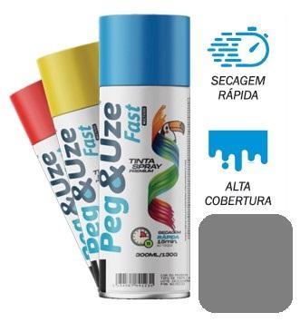 TINTA SPRAY PEG&UZE USO GERAL CINZA ESCURO 300 ML
