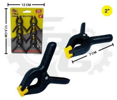 GRAMPO MULTIUSO 2" C/6 PEÇAS FBG