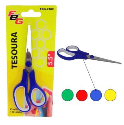 TESOURA METAL C/PONTA FINA 5,5'' NAO ESCOLAR FBG