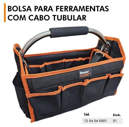 BOLSA PARA FERRAMENTAS COM CABO TUBULAR POWER FER