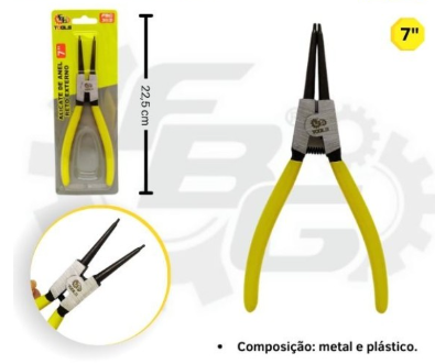ALICATE DE ANEIS RETO EXTERNO 7''