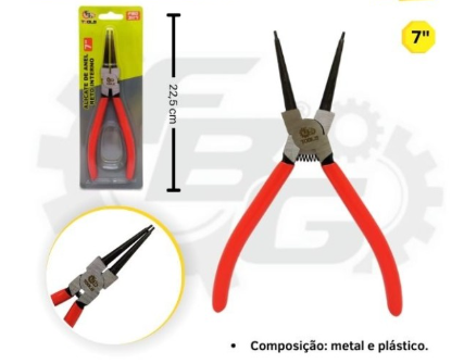 ALICATE DE ANEIS RETO INTERNO 7''