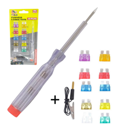 KIT FUSIVEIS COM 10 + CHAVE TESTE