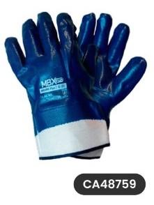 LUVA NITRIALL PLUS TAM GG (10) DE JERSEY C/BANHO NITRIL. PALMA E DORSO PUNHO LONA PR