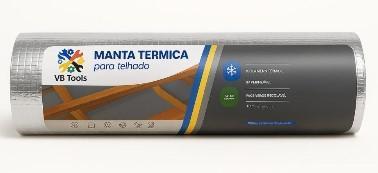 MANTA TERMICA PARA TELHADO FACE DUPLA 120M2 -1,20X100M VBTOOLS
