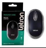 MOUSE USB  PRETO- WINDOWS-LINUX-MAC