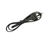 CABO DE FORÇA C/ MACHO INJETADO 2P-10AFIO PARAL.- 2 METROS - PRETO