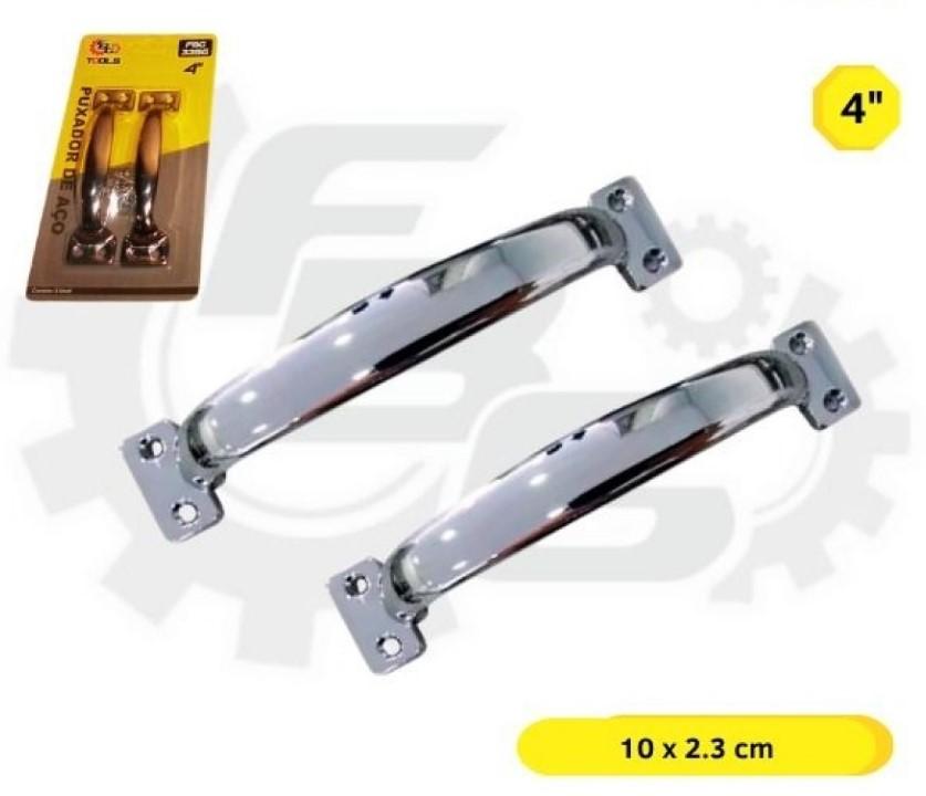 PUXADOR DE ACO ALCA CHAPA 4'' C/2 2X48