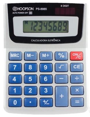 CALCULADORA ELETRONICA 8 DIGITOS PS8985