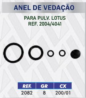 ANEL DE VEDAÇÃO PARA PULV 5L - 200/1