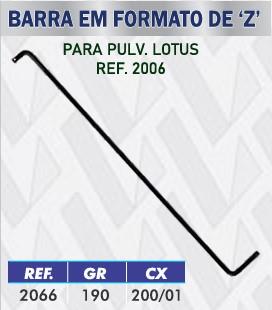 BARRA EM FORMATO DE Z P/ REF. 2006 - 200/1