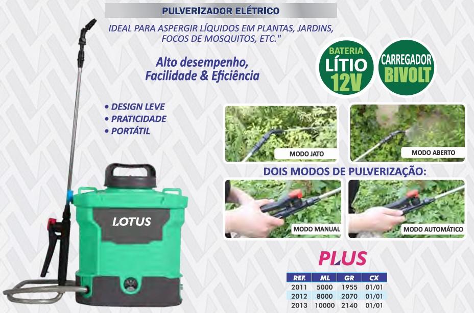 PULVERIZADOR ELÉTRICO 5000ML PLUS - 1/1