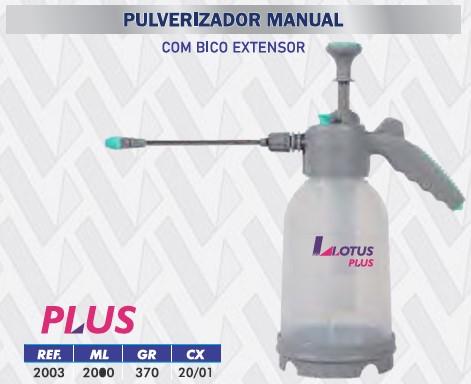 PULVERIZADOR MANUAL 2000ML COM BICO EXTENSOR