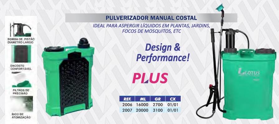 PULVERIZADOR MANUAL COSTAL 16000ML