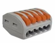 CONECTOR ALAVANCA DERIVAÇÃO, 5 POLOS ,0,08-2,5(4.0MM2), 32A, 250V