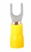 TERMINAL PRÉ ISOLADO GARFO 4mm2 a 6mm2SV5.5-5 PCTE. 20 PÇS. COR: AMARELO