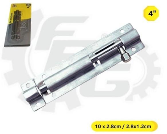 FECHO DE ACO P/PORTA 4'' 2X48