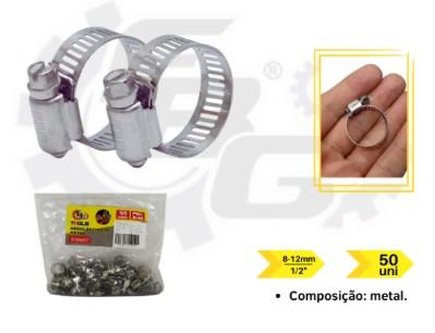 ABRAÇ. METAL1/2" PACOTES C/50 PEÇAS