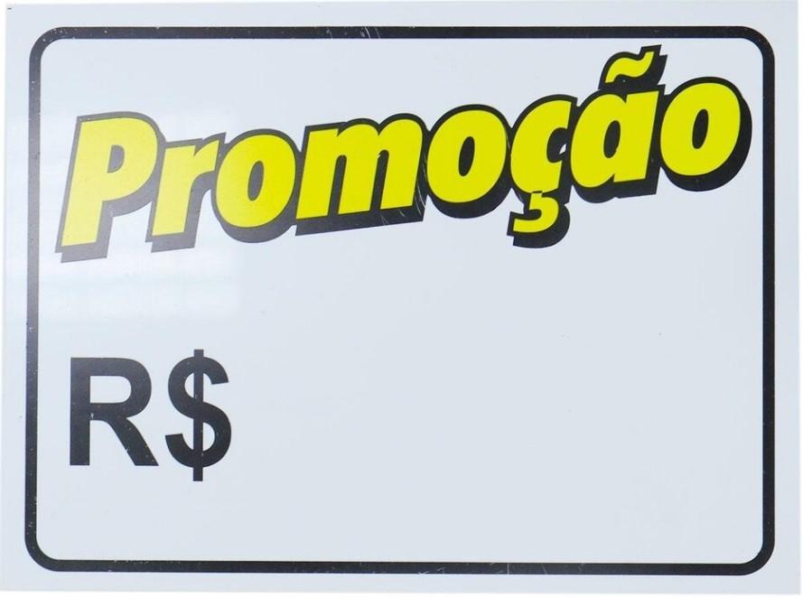 PLACA SINALIZAÇÃO 15X20 PROMOÇÃO