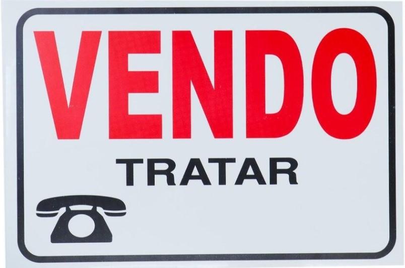 PLACA SINALIZAÇÃO 20X30 VENDO
