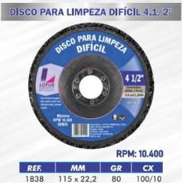 DISCO REMOVEDOR 115MM PRETO FLEX 100/10