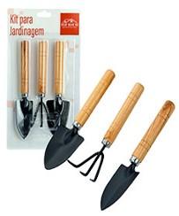 KIT MINI JARDINAGEM 3 PEÇAS
