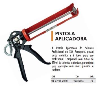 PISTOLA DE SELANTES  PROFISSIONAL 310 ML REFORÇADA