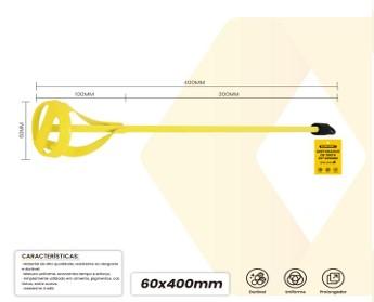 MISTURADOR DE TINTA BMK  60X400MM