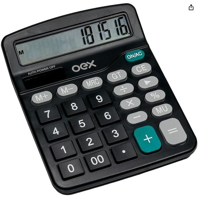 CALCULADORA 12 DIGITOS MESA VISOR GRANDE