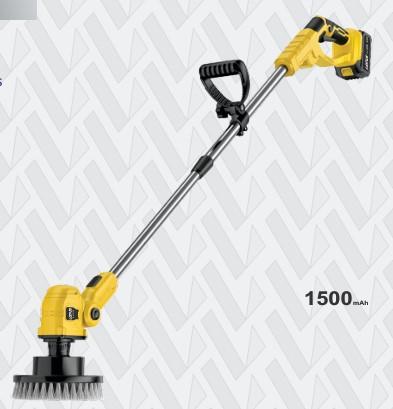 ESCOVA ROTATIVA 20V (2BAT) 6/1