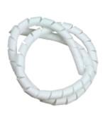 ESPIRAL ORGANIZADOR DE FIO/CABO 1/2 ' COR: BRANCO (PACOTE C/ 2MTS)