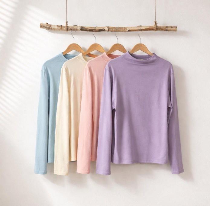J - Blusa Fem. Térmica Ref: DH-25712-B Pac c/ 24 UN Diversas Cores.