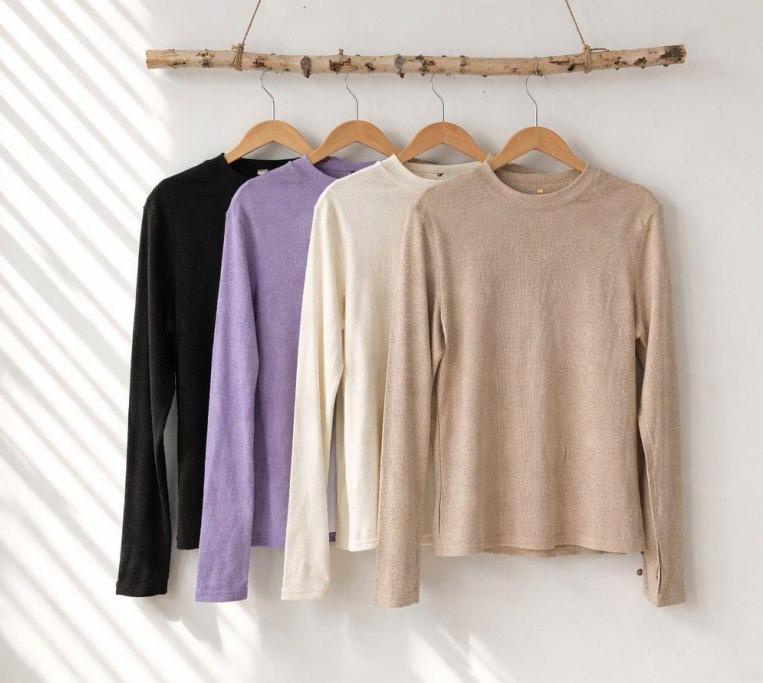 J - Blusa Fem. Térmica Ref: DH-25711-M Pac c/ 24 UN Diversas Cores.