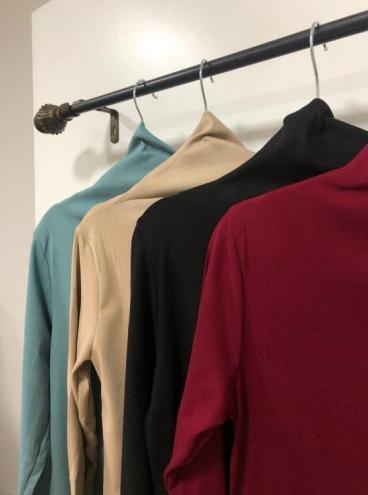 J - Blusa Fem. Térmica Ref: DH-25712-A Pac c/ 24 UN Diversas Cores.