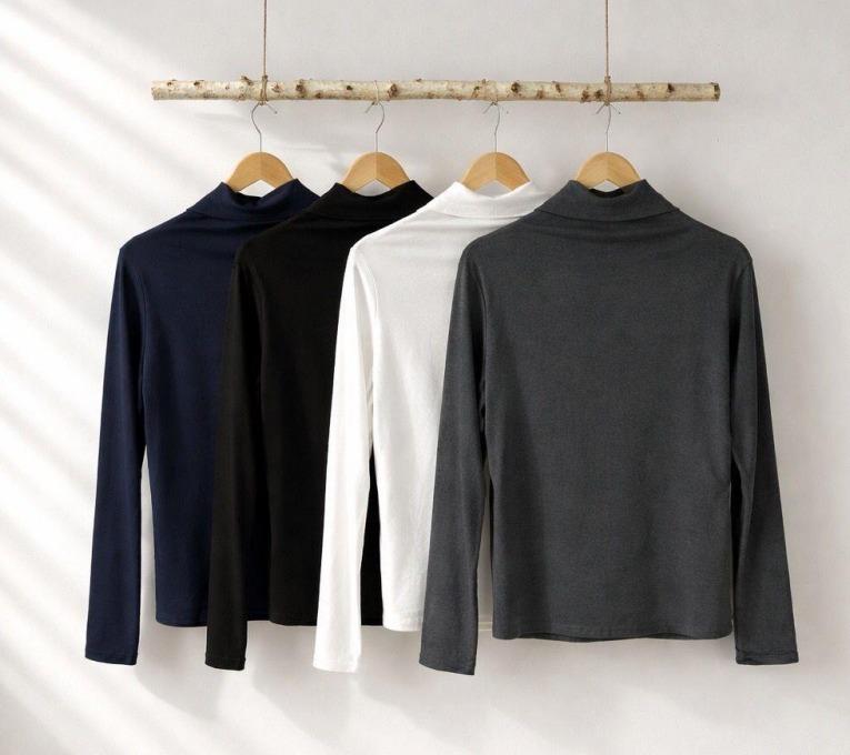 J - Blusa Fem. Térmica Ref: DH-25715-A Pac c/ 24 UN Diversas Cores.