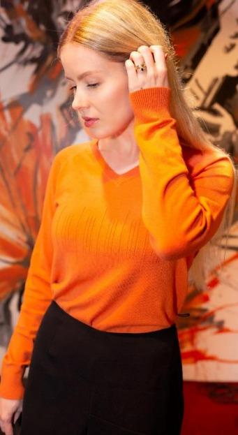 J - Blusa Fem. Modal - Gola V Ref: L2002 Pac c/ 32 UN Diversas Cores.