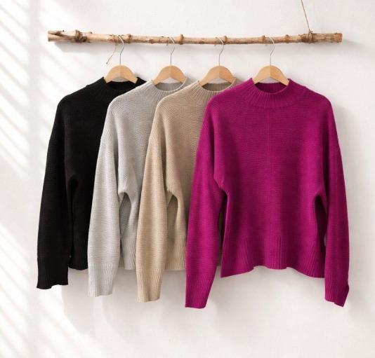 J - Blusa Fem. Ref: MD1657 Pac c/ 24 UN Diversas Cores.