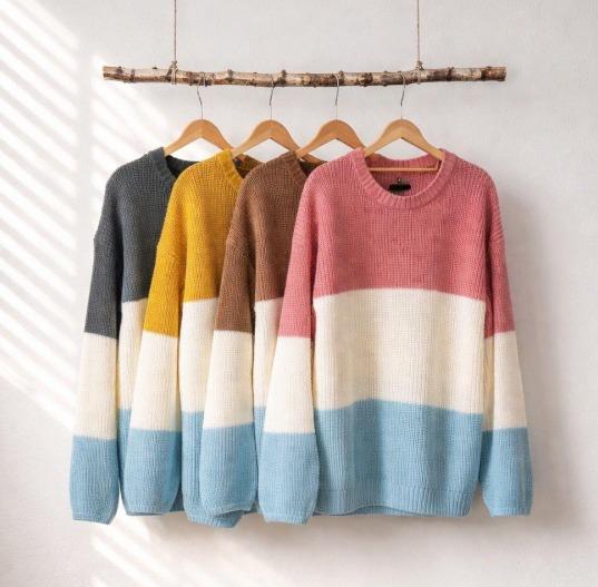 J - Blusa Fem. Ref: MD1015 Pac c/ 24 UN Diversas Cores.