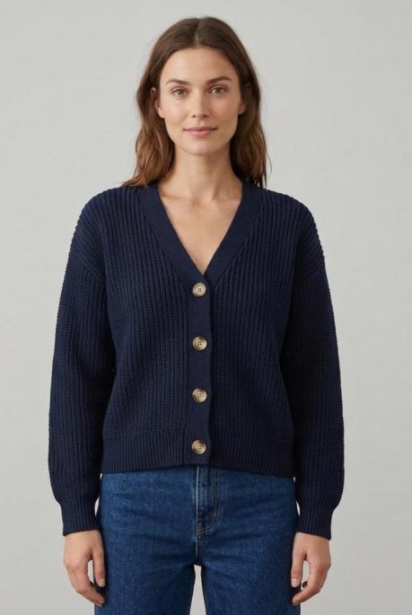 J -  Blusa Fem. Cardigan Ref: W23TR88 Pac c/ 36 UN Diversas Cores.