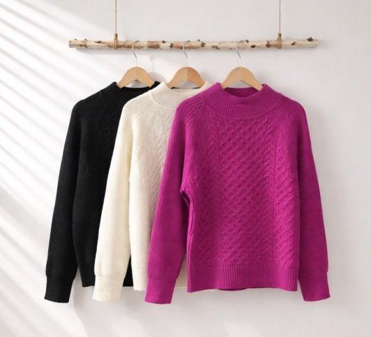 J - Blusa Fem. Ref: W2517953 Pac c/ 36 UN Diversas Cores.