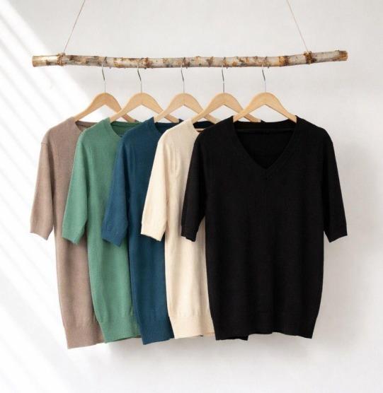 J - Blusa Fem. Ref: HC044 Pac c/ 24 UN Diversas Cores.