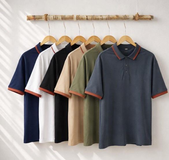 K - Camisa Masc. Gola Polo Ref: YPST25082980 Pac c/ 24 UN Diversas Cores.